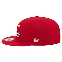 Men's New Era  Scarlet San Francisco 49ers Core Team Script 9FIFTY Snapback Hat
