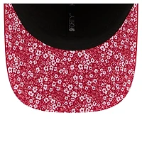 Casquette trucker ajustable New Era Scarlet San Francisco 49ers Floral 9FORTY M-Crown pour homme