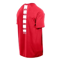 Men's New Era  Scarlet San Francisco 49ers Functional Fandom Reflective T-Shirt
