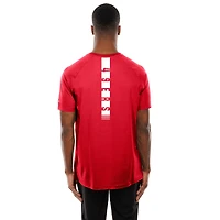 T-shirt réfléchissant fonctionnel New Era Scarlet San Francisco 49ers pour homme