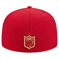 Casquette ajustée New Era Scarlet San Francisco 49ers Group Chat 59FIFTY pour homme