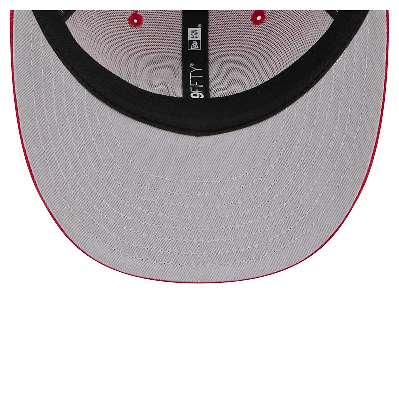 Men's New Era Scarlet San Francisco 49ers Low Profile 9FIFTY Snapback Hat
