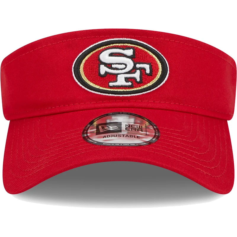 Visière réglable principale New Era Scarlet San Francisco 49ers pour homme