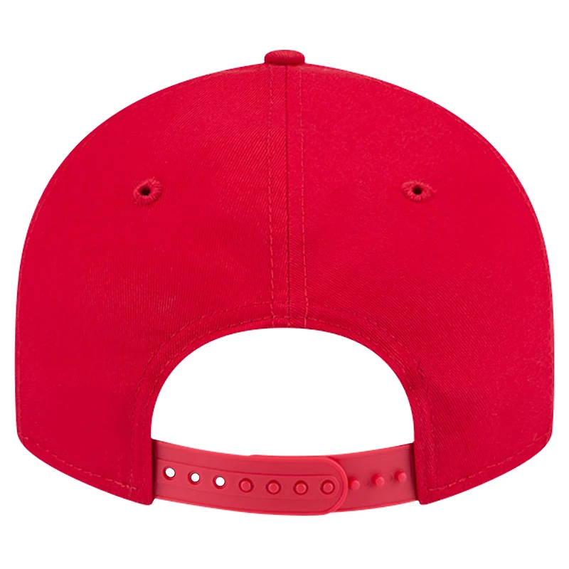 Men's New Era Scarlet San Francisco 49ers Main Low Profile 9FIFTY Snapback Hat
