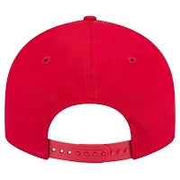 Men's New Era Scarlet San Francisco 49ers Main Low Profile 9FIFTY Snapback Hat