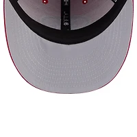 Men's New Era Scarlet San Francisco 49ers Main Low Profile 9FIFTY Snapback Hat