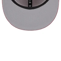 Casquette New Era Scarlet San Francisco 49ers Main Script 9FIFTY Snapback pour homme