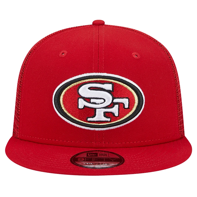 Casquette snapback 9FIFTY Main Trucker de San Francisco 49ers de New Era pour homme