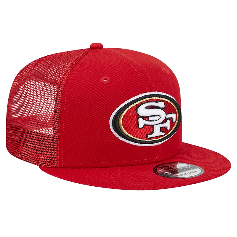 Casquette snapback 9FIFTY Main Trucker de San Francisco 49ers de New Era pour homme