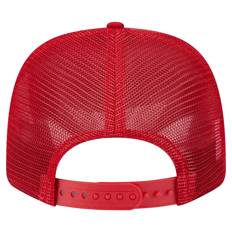 Casquette New Era Scarlet San Francisco 49ers Main Trucker 9SEVENTY Stretch-Snap pour homme