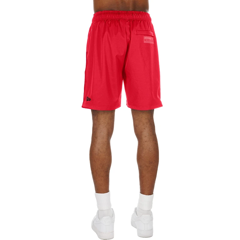 Short de match New Era écarlate des 49ers San Francisco pour homme