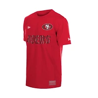Men's New Era  Scarlet San Francisco 49ers Match T-Shirt