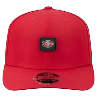 Men's New Era Scarlet San Francisco 49ers Micro Badge 9SEVENTY Adjustable Hat