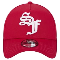 Casquette ajustable Mystic 9FORTY A-Frame Scarlet San Francisco 49ers pour homme de New Era