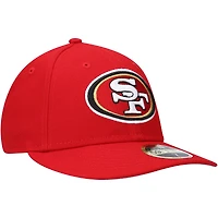Men's New Era Scarlet San Francisco 49ers Omaha Low Profile 59FIFTY Fitted Hat