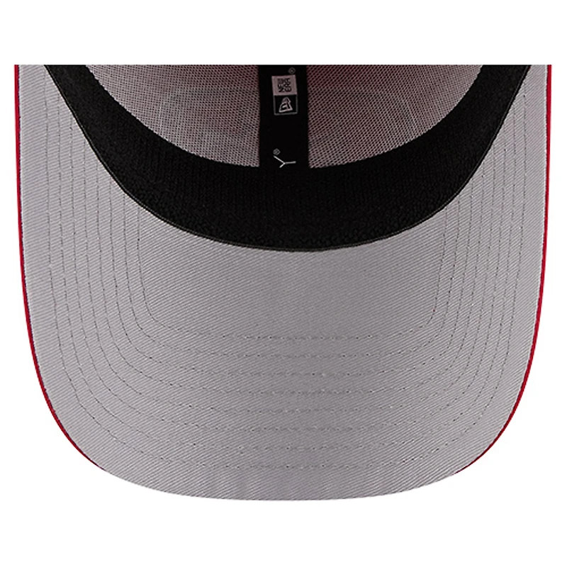 Casquette New Era Scarlet Outline 39THIRTY Flex pour homme des San Francisco 49ers