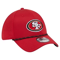 Casquette perforée 39THIRTY Flex New Era Scarlet San Francisco 49ers pour homme
