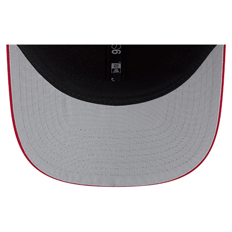 Men's New Era Scarlet San Francisco 49ers Script 9SEVENTY Adjustable Hat