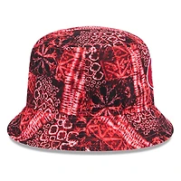 Men's New Era Scarlet San Francisco 49ers Shibori Bucket Hat