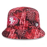 Men's New Era Scarlet San Francisco 49ers Shibori Bucket Hat