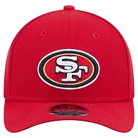 Casquette ajustable New Era Scarlet San Francisco 49ers Team Collection 9FORTY M-Crown pour homme