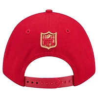 Casquette ajustable New Era Scarlet San Francisco 49ers Team Collection 9FORTY M-Crown pour homme