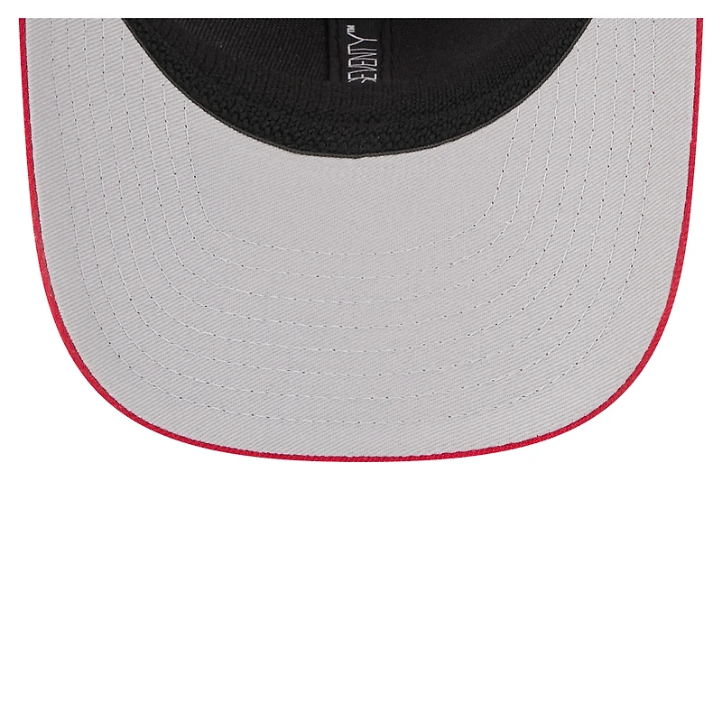 Casquette ajustable extensible à boutons-pression New Era Scarlet San Francisco 49ers Team Collection 9SEVENTY pour homme
