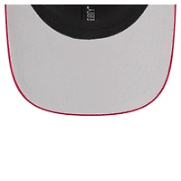 Casquette ajustable extensible à boutons-pression New Era Scarlet San Francisco 49ers Team Collection 9SEVENTY pour homme