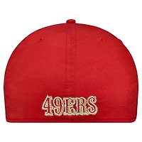 Men's New Era  Scarlet San Francisco 49ers Tonal Camo 39THIRTY Stretch Fit Hat