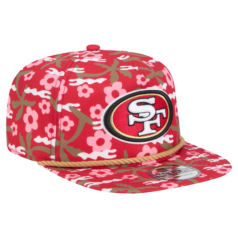Casquette de golf à visière plate Wakey Wakey de San Francisco 49ers de New Era pour homme