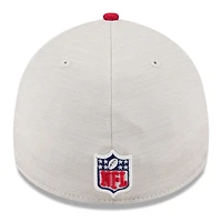 Casquette flexible New Era pierre/écarlate San Francisco 49ers 2024 Sideline Historic 39THIRTY pour hommes