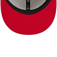 Casquette ajustée New Era Stone/Scarlet San Francisco 49ers 2024 Sideline Historic 59FIFTY pour hommes