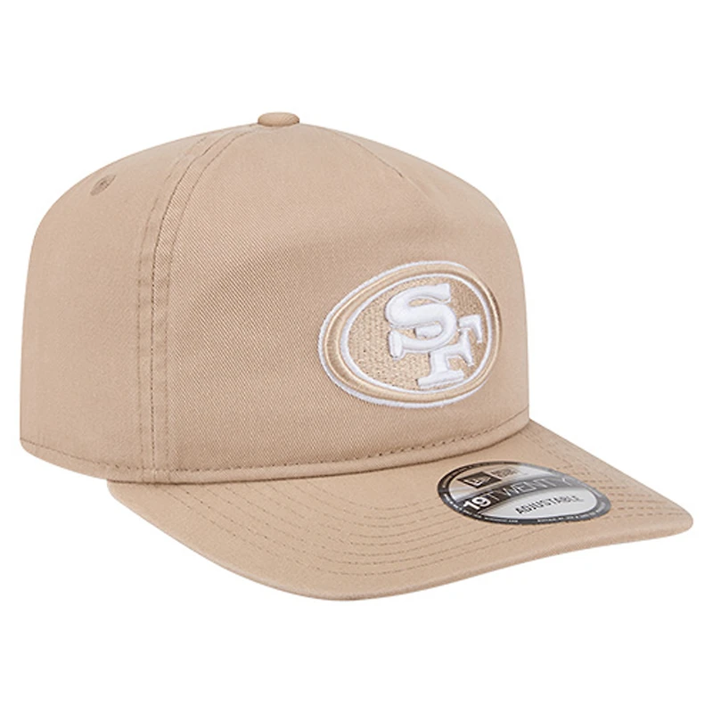 Casquette ajustable 19TWENTY pour homme New Era Tan San Francisco 49ers