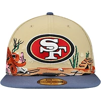 Men's New Era Tan San Francisco 49ers Landscape 59FIFTY Fitted Hat