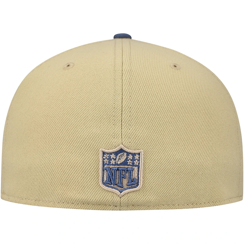 Men's New Era Tan San Francisco 49ers Landscape 59FIFTY Fitted Hat