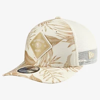 Men's New Era  Tan San Francisco 49ers Tonal Palm COOLERA 9SEVENTY Adjustable Trucker Hat