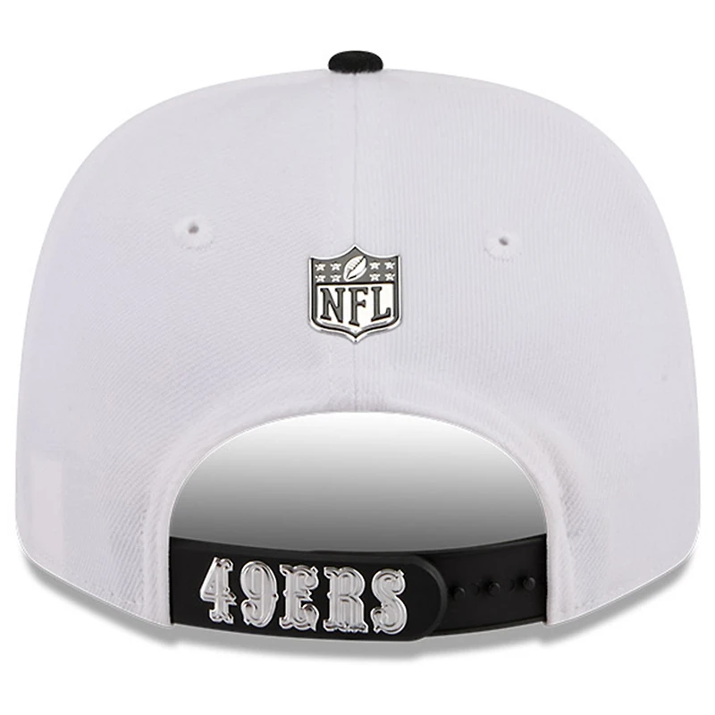 Men's New Era  White/Black San Francisco 49ers 2026 NFL Draft 9SEVENTY Adjustable Hat