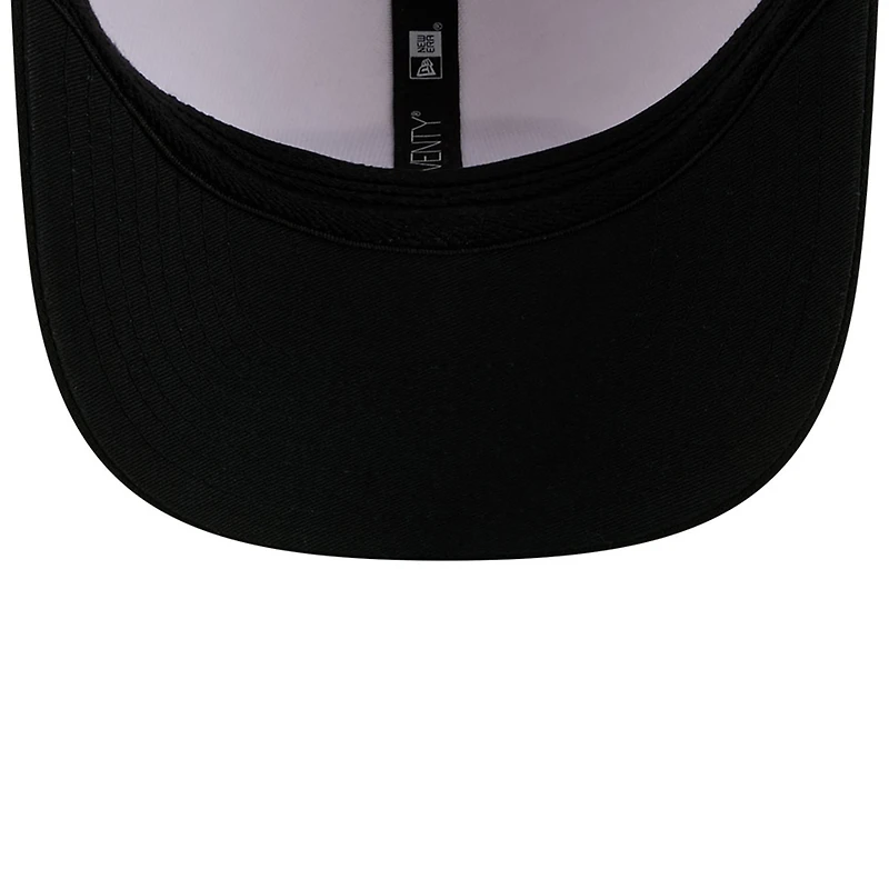 Casquette ajustable New Era blanche et noire pour homme, San Francisco 49ers, draft NFL 2026, modèle 9SEVENTY