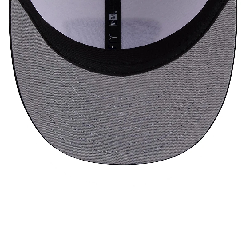 Men's New Era  White/Black San Francisco 49ers 2026 NFL Draft Pre-Curved 59FIFTY Fitted Hat