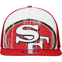 Casquette Snapback 9FIFTY A-Frame San Francisco 49ers New Era blanche/écarlate pour homme