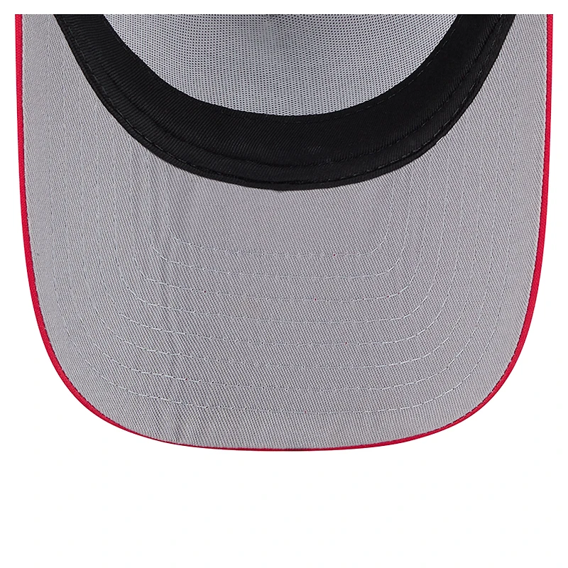 Men's New Era White/Scarlet San Francisco 49ers Foodie 9FIFTY A-Frame Trucker Snapback Hat