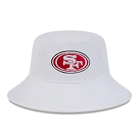 Bob extensible New Era pour hommes des San Francisco 49ers 2024 NFL Training Camp blanc