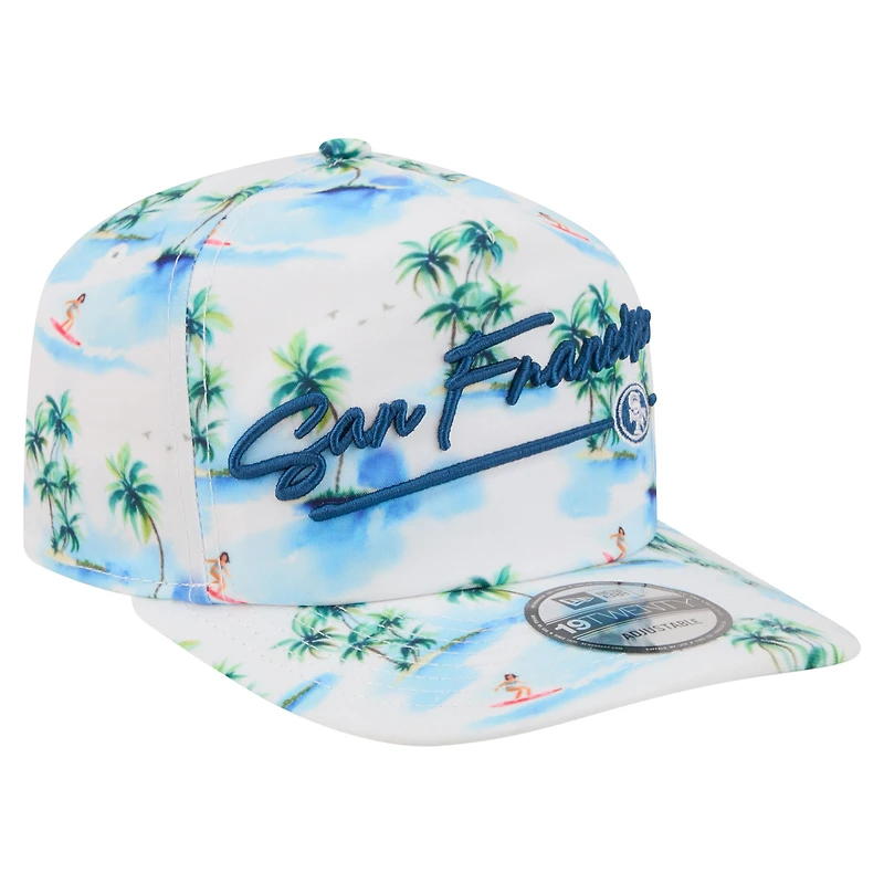 Men's New Era White San Francisco 49ers Aloha 19TWENTY Adjustable Hat