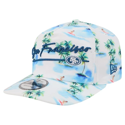 Men's New Era  White San Francisco 49ers Aloha 19TWENTY Adjustable Hat