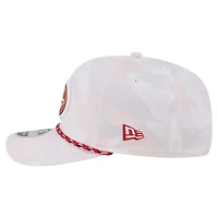 Men's New Era  White San Francisco 49ers Camo Rope 9SEVENTY Adjustable Hat