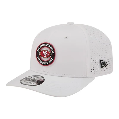 Casquette ajustable New Era blanche San Francisco 49ers COOLERA 9SEVENTY pour homme