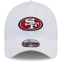 Casquette flexible principale 39THIRTY des San Francisco 49ers New Era pour hommes, blanche