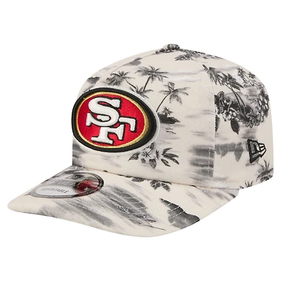 Men's New Era White San Francisco 49ers Tropics 19TWENTY Adjustable Hat