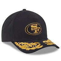 Casquette ajustable A-Frame 9FORTY noire New Era x Alpha Industries pour homme des San Francisco 49ers