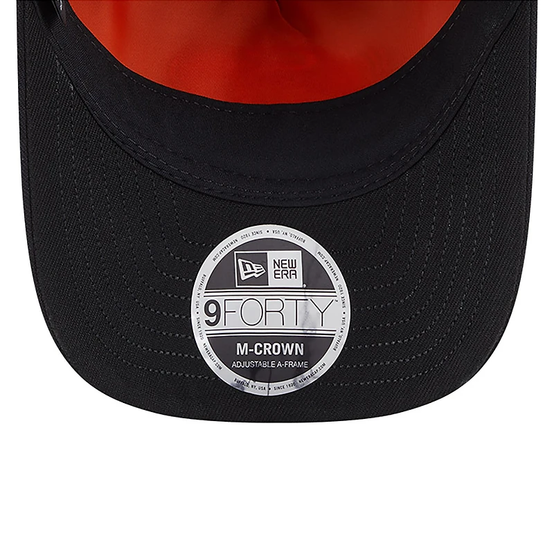 Men's New Era x Alpha Industries  Black San Francisco 49ers A-Frame 9FORTY Adjustable Hat